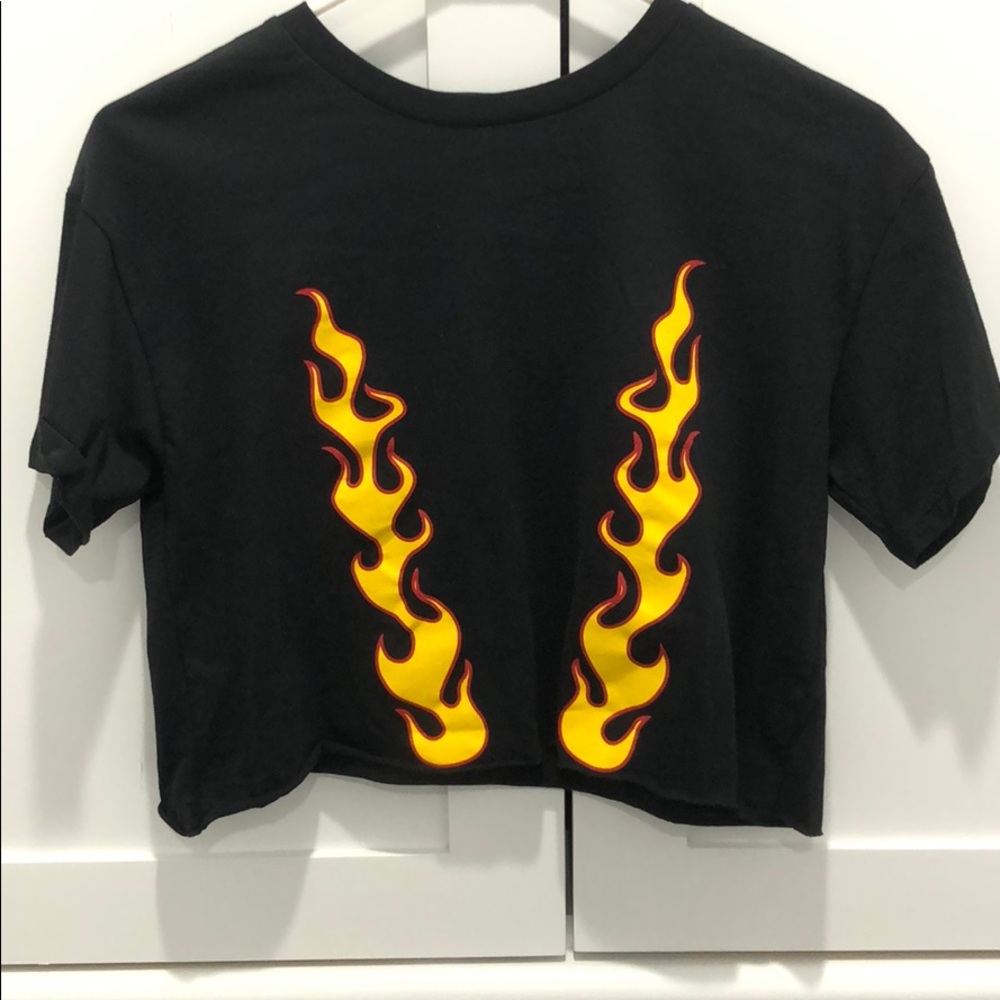 Topshop Flame Tee